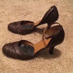 Aldo - brown leather heels